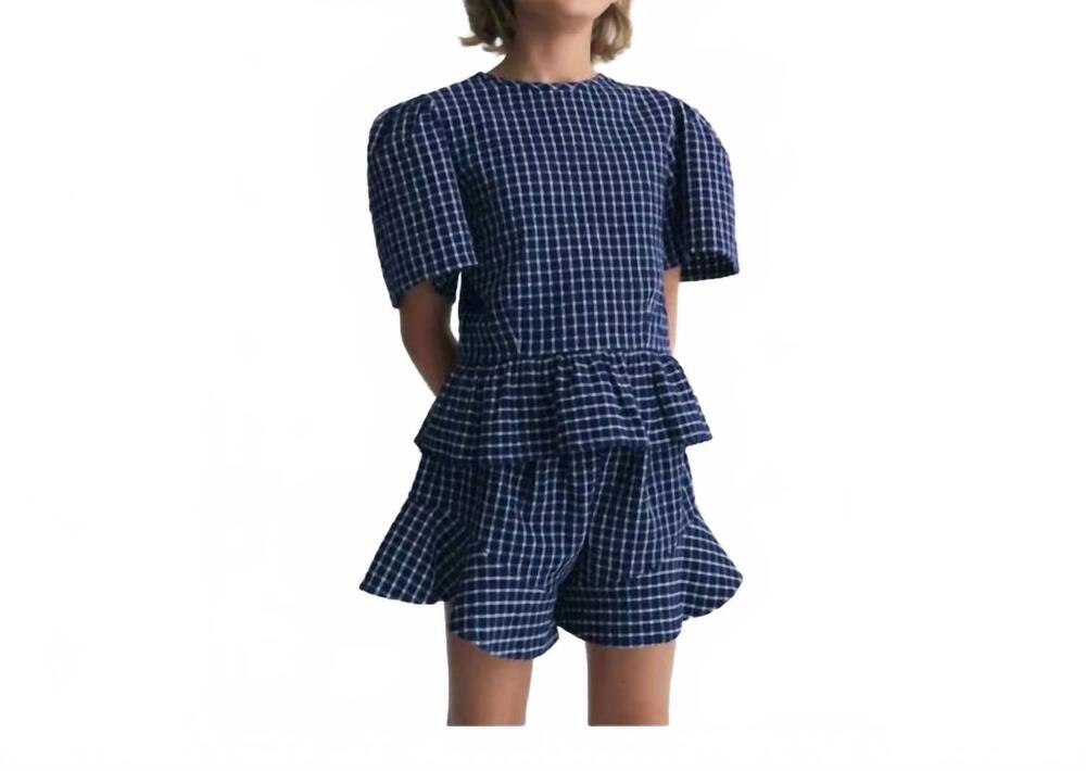 NEW THE NEW SOCIETY girl's jasmine shorts in navy
